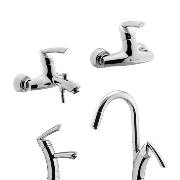 ست شیرآلات درخشان مدل تاپ Derakhshan Top Set Faucets